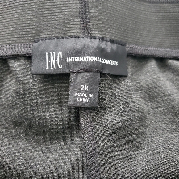 NEW INC International Concepts Grey Leggings - Picture 3 of 4